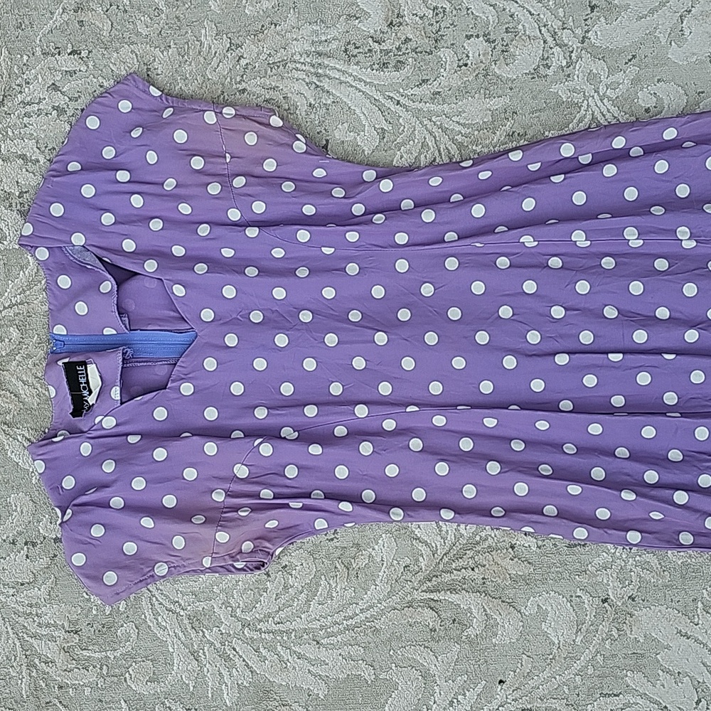 Polcadot cocktail dress